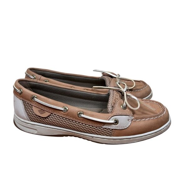 Sperry 9.5 Top Sider Women Boat Shoes Loafers Slip On Leather - Picture 5 of 7